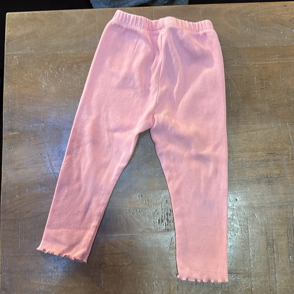 Zara Black Polka Dot Top and Pink Pants Set - Picture 4 of 5